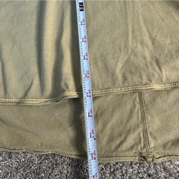 Pilcro Anthropologie Sustainable Vegetable-Dye Tee Medium green 100% cotton crop - Picture 10 of 12